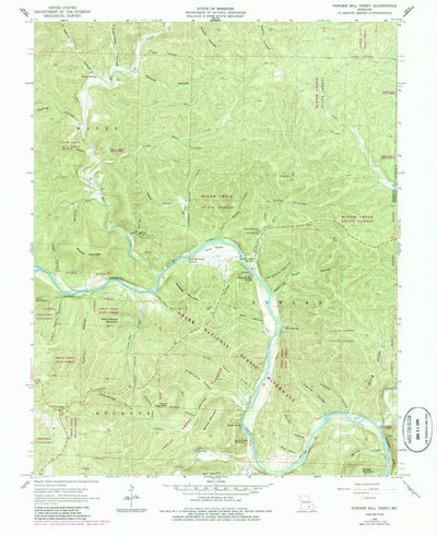 United States Geological Survey Powder Mill Ferry, MO (1965, 24000-Scale) digital map