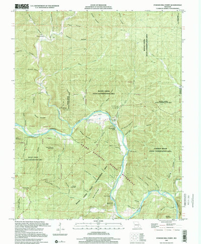 United States Geological Survey Powder Mill Ferry, MO (1997, 24000-Scale) digital map