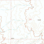 United States Geological Survey Powder Mountain NE, WY (1970, 24000-Scale) digital map