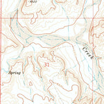 United States Geological Survey Powder Mountain NE, WY (1970, 24000-Scale) digital map