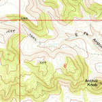 United States Geological Survey Powder Mountain, WY-CO (1970, 24000-Scale) digital map