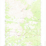 United States Geological Survey Powder River Pass, WY (1967, 24000-Scale) digital map