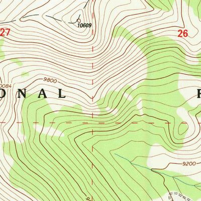 United States Geological Survey Powder River Pass, WY (1993, 24000-Scale) digital map