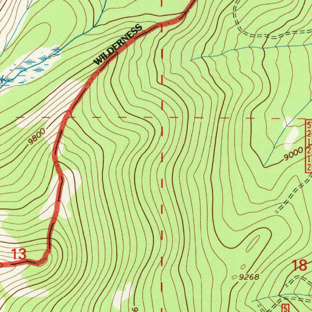 Powder River Pass, WY (1993, 24000-Scale) Map by United States ...