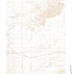 United States Geological Survey Powder River, WY (1968, 24000-Scale) digital map