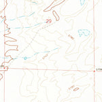 United States Geological Survey Powder River, WY (1968, 24000-Scale) digital map