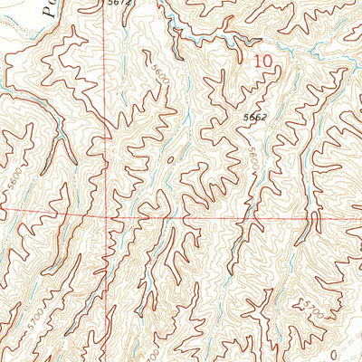 United States Geological Survey Powder River, WY (1968, 24000-Scale) digital map