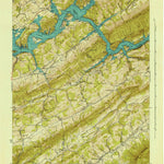 United States Geological Survey Powder Springs, TN (1942, 24000-Scale) digital map