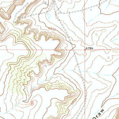 United States Geological Survey Powder Wash, CO (1969, 24000-Scale) digital map