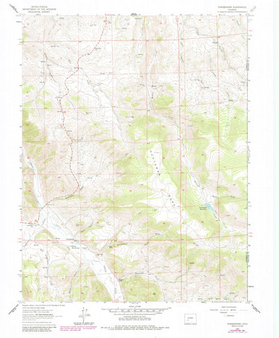 United States Geological Survey Powderhorn, CO (1962, 24000-Scale) digital map
