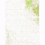 United States Geological Survey Powderhorn Gulch, ID (1987, 24000-Scale) digital map