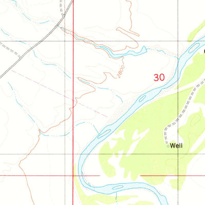 United States Geological Survey Powderville, MT (1979, 24000-Scale) digital map