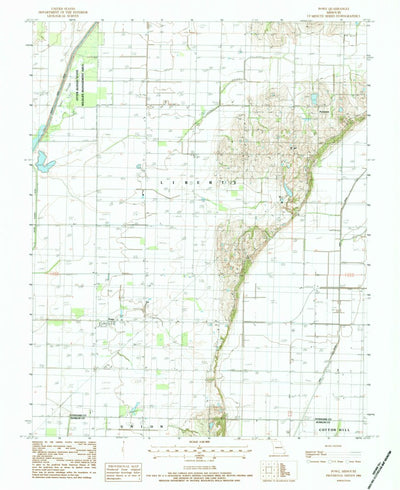 United States Geological Survey Powe, MO (1984, 24000-Scale) digital map