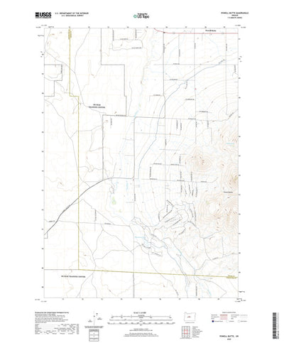 United States Geological Survey Powell Butte, OR (2020, 24000-Scale) digital map