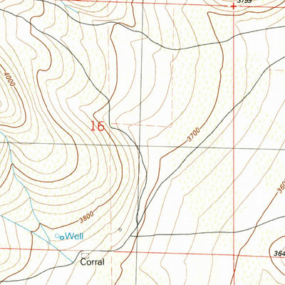 United States Geological Survey Powell Buttes, OR (1988, 24000-Scale) digital map