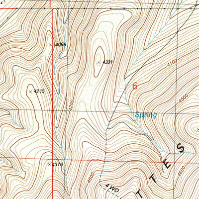 United States Geological Survey Powell Buttes, OR (1988, 24000-Scale) digital map