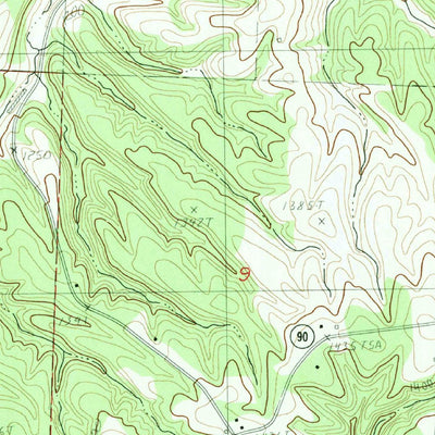 United States Geological Survey Powell, MO (1982, 24000-Scale) digital map