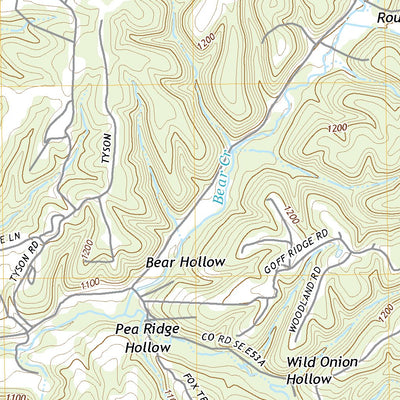 United States Geological Survey Powell, MO (2021, 24000-Scale) digital map