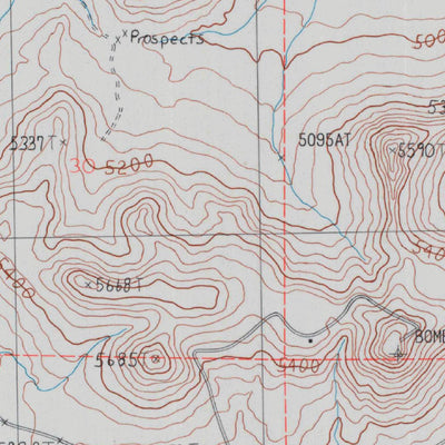 United States Geological Survey Powell Mountain NE, NV (1987, 24000-Scale) digital map