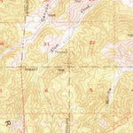 United States Geological Survey Powell Mountain, NV (1955, 62500-Scale) digital map