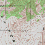 United States Geological Survey Powell Mountain, NV (1989, 24000-Scale) digital map