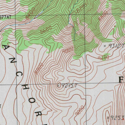 United States Geological Survey Powell Mountain, NV (1989, 24000-Scale) digital map