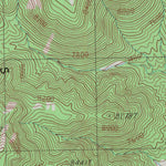 United States Geological Survey Powell Mountain, NV (1989, 24000-Scale) digital map