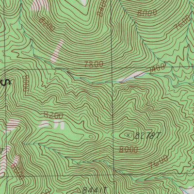 United States Geological Survey Powell Mountain, NV (1989, 24000-Scale) digital map
