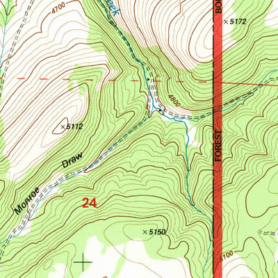 United States Geological Survey Powell Mountain, OR (1992, 24000-Scale) digital map