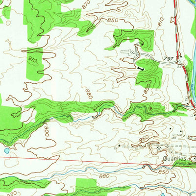 United States Geological Survey Powell, OH (1955, 24000-Scale) digital map