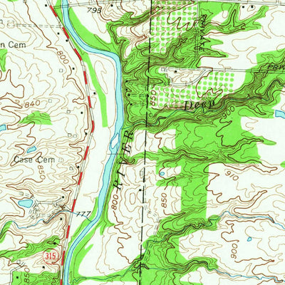 United States Geological Survey Powell, OH (1955, 24000-Scale) digital map