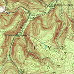 United States Geological Survey Powell, PA (1943, 62500-Scale) digital map
