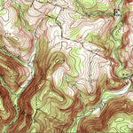 United States Geological Survey Powell, PA (1943, 62500-Scale) digital map