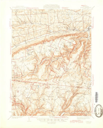 United States Geological Survey Powell, PA (1945, 62500-Scale) digital map