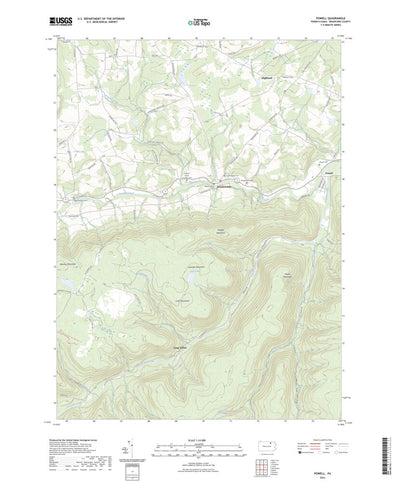 United States Geological Survey Powell, PA (2023, 24000-Scale) digital map