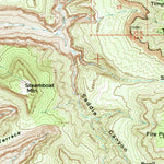 United States Geological Survey Powell Plateau, AZ (1962, 62500-Scale) digital map