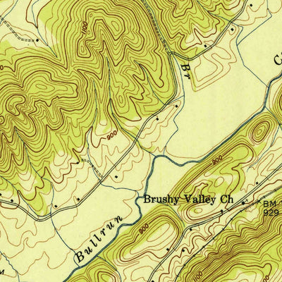 United States Geological Survey Powell, TN (1941, 24000-Scale) digital map