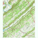 United States Geological Survey Powell, TN (1968, 24000-Scale) digital map