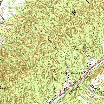United States Geological Survey Powell, TN (1976, 24000-Scale) digital map