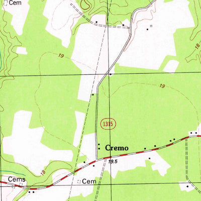 United States Geological Survey Powellsville, NC (1982, 24000-Scale) digital map