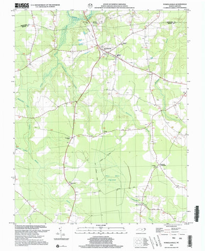 United States Geological Survey Powellsville, NC (2000, 24000-Scale) digital map