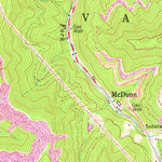United States Geological Survey Powellton, WV (1965, 24000-Scale) digital map
