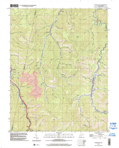 United States Geological Survey Powellton, WV (1996, 24000-Scale) digital map