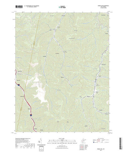 United States Geological Survey Powellton, WV (2023, 24000-Scale) digital map