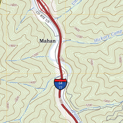 United States Geological Survey Powellton, WV (2023, 24000-Scale) digital map