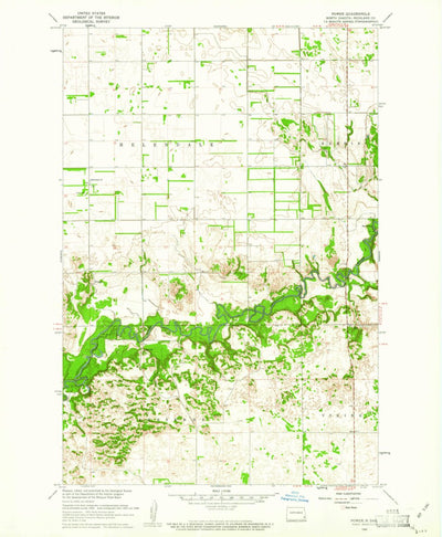 United States Geological Survey Power, ND (1960, 24000-Scale) digital map