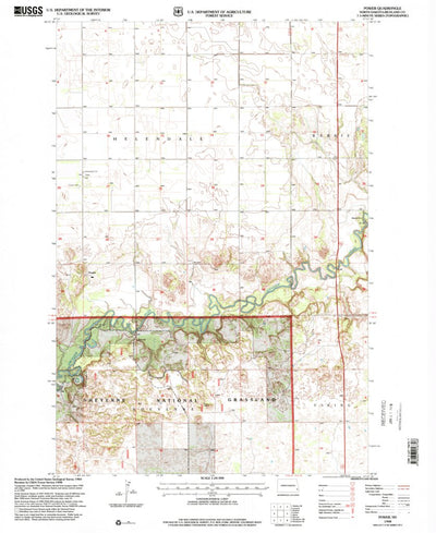 United States Geological Survey Power, ND (1998, 24000-Scale) digital map