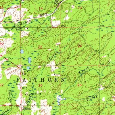 United States Geological Survey Powers, MI (1963, 62500-Scale) digital map