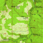 United States Geological Survey Powers, OR (1954, 62500-Scale) digital map