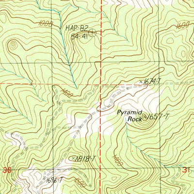 United States Geological Survey Powers, OR (1986, 24000-Scale) digital map